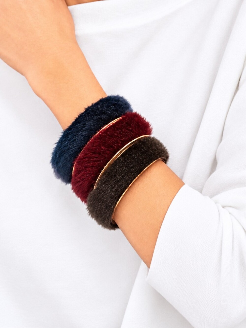 ZARA LIMITED EDITION Faux Fur Bracelets